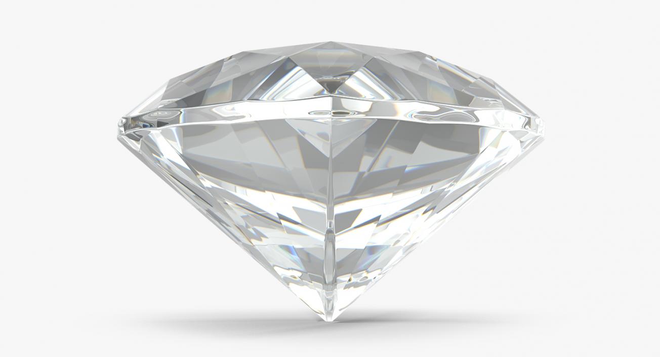 3D model Trillion Cut Diamond