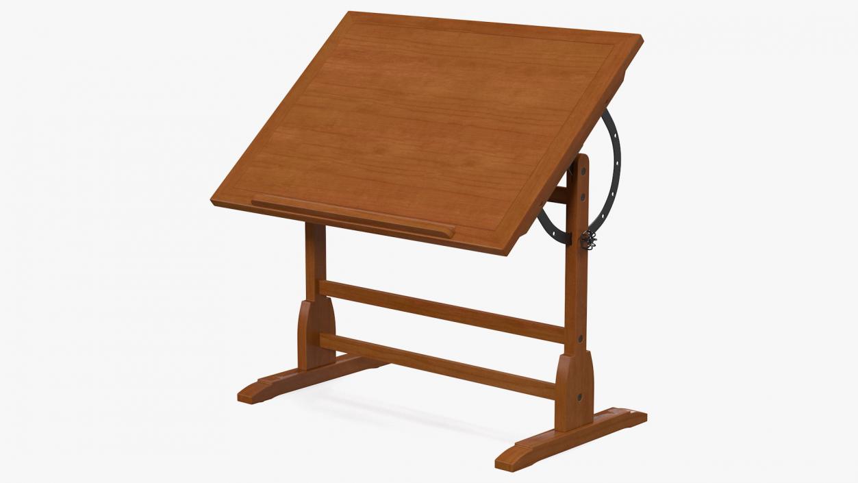 Tiltable Drawing Tables Collection 3D model