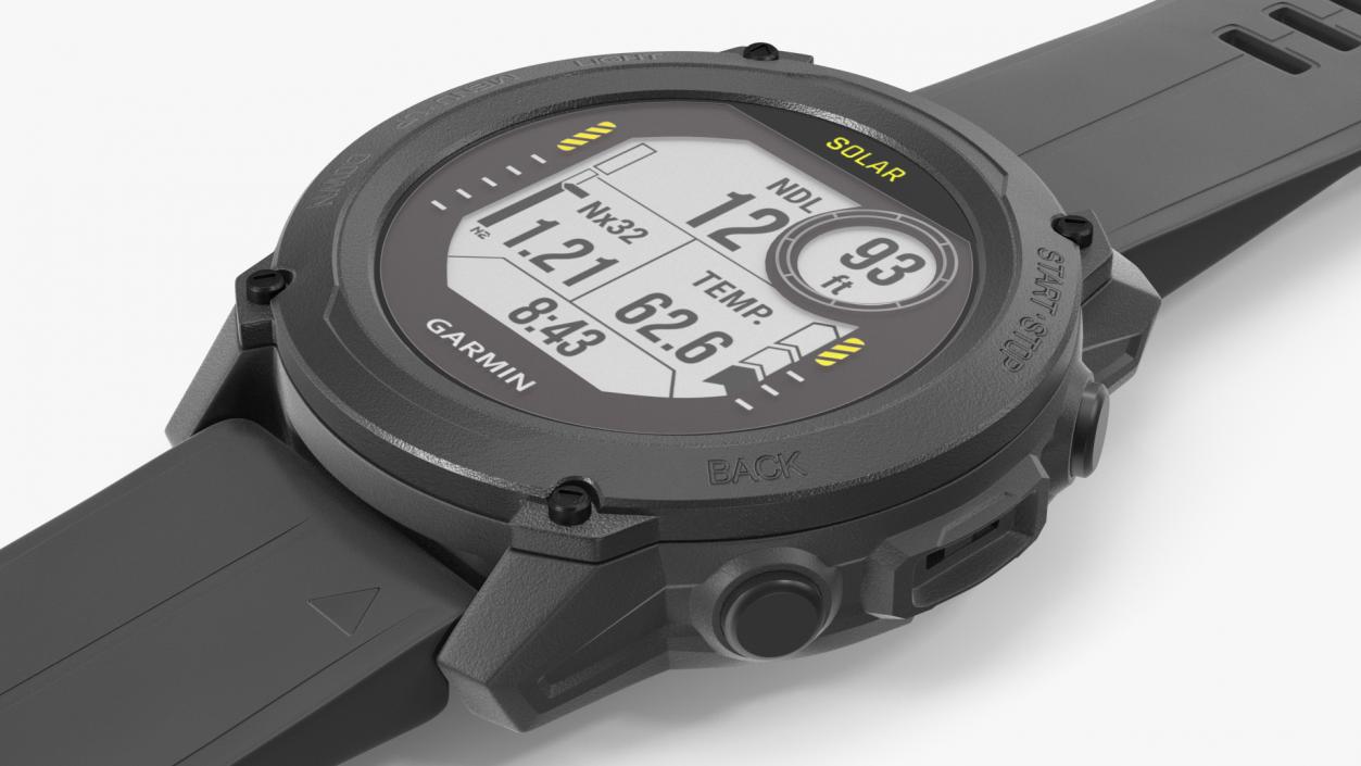 Garmin Descent Black Dive Computer G1 2 3D model