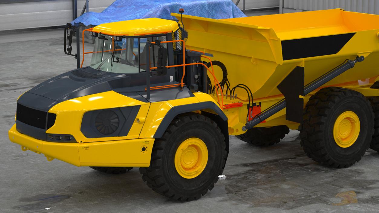 Articulated Dump Truck 3D