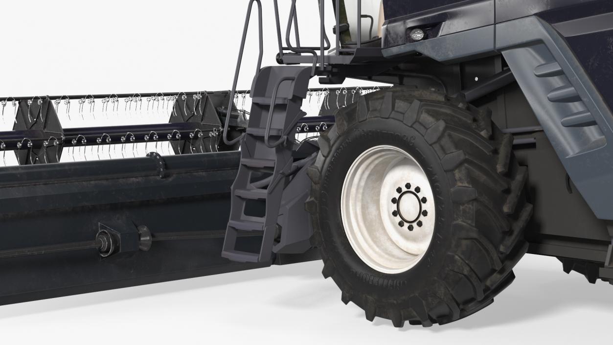 3D Driver Harvester Massey Ferguson Ideal model