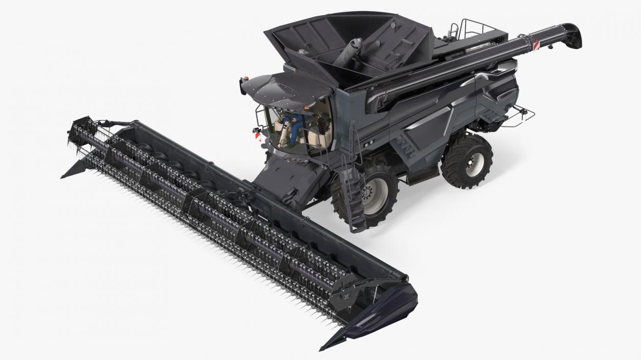 3D Driver Harvester Massey Ferguson Ideal model