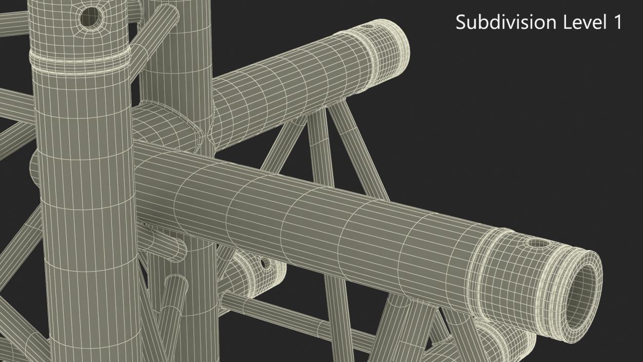 Industrial Truss Modular Large 2 3D