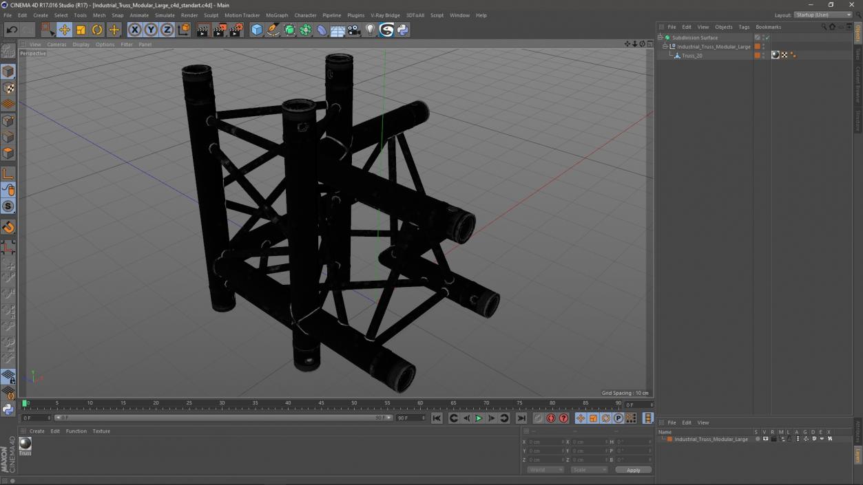 Industrial Truss Modular Large 2 3D