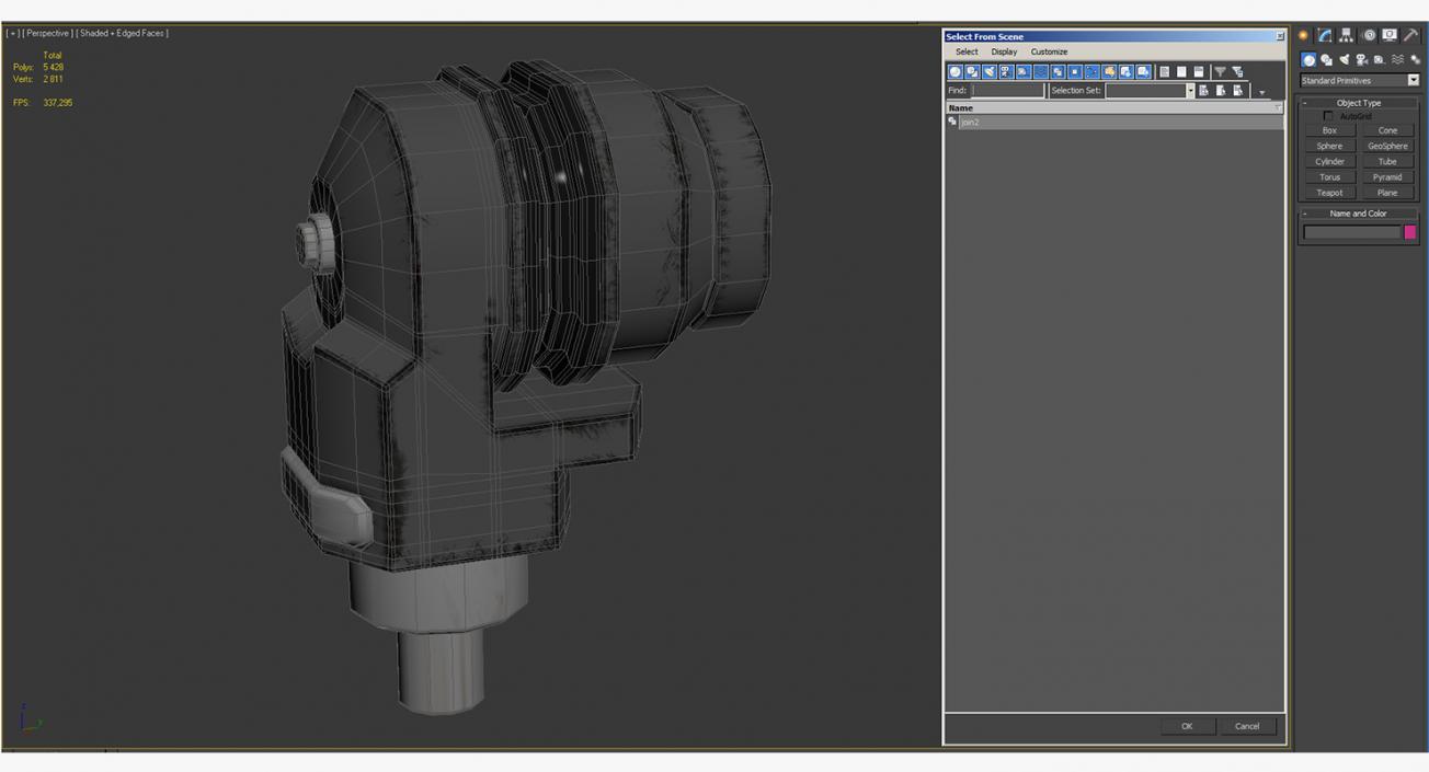 3D Industrial Painted Joint 2