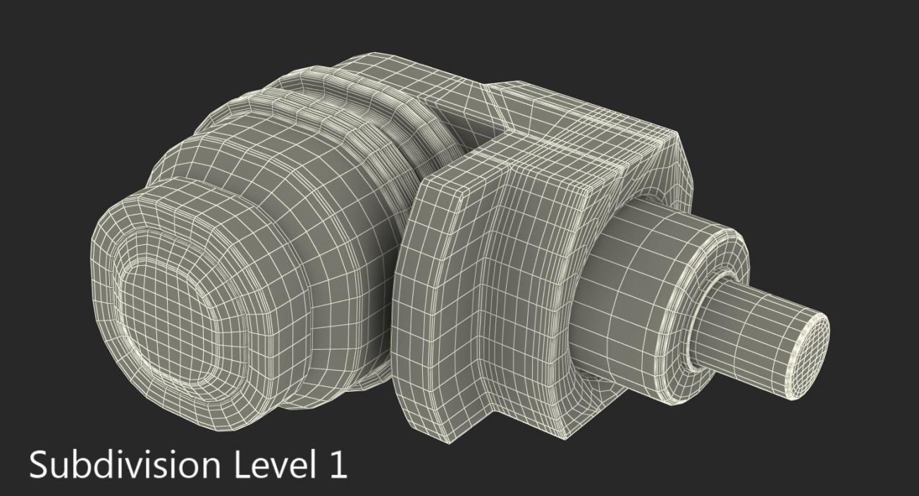 3D Industrial Painted Joint 2