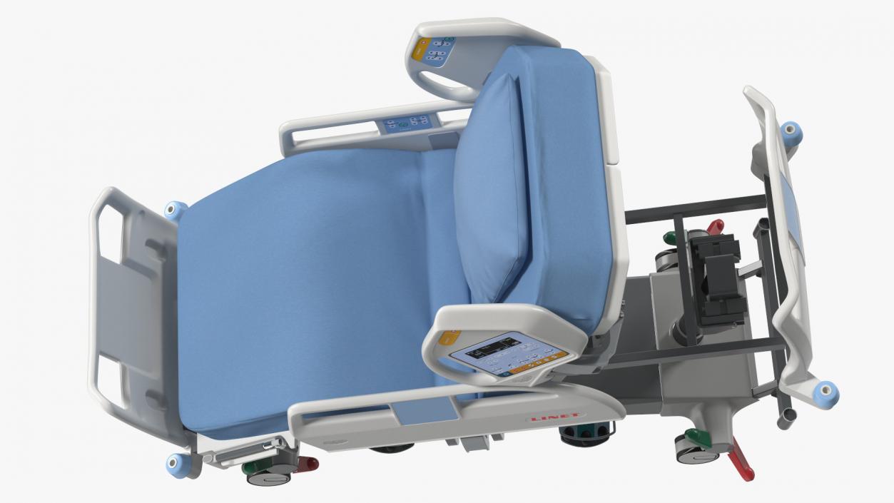 LINET Multifunctional Hospital Bed 3D model