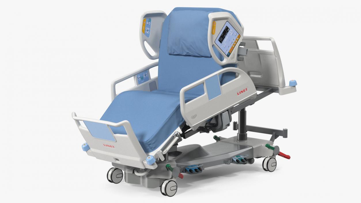 LINET Multifunctional Hospital Bed 3D model