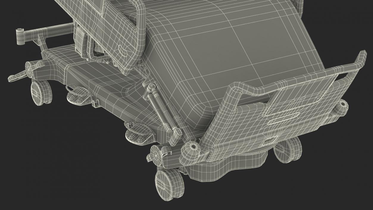 LINET Multifunctional Hospital Bed 3D model