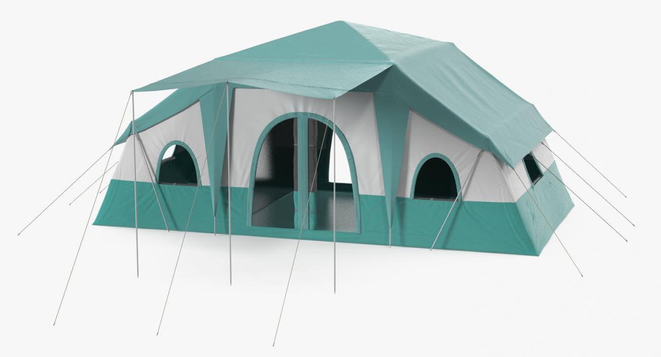 Deluxe Cabin Tent 3D