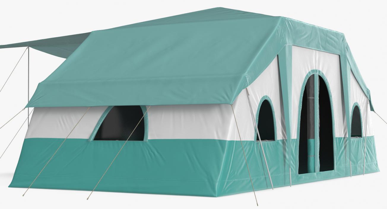 Deluxe Cabin Tent 3D