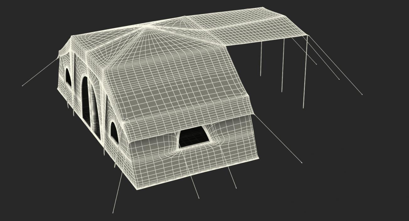 Deluxe Cabin Tent 3D