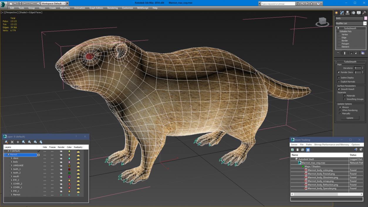 3D model Marmot