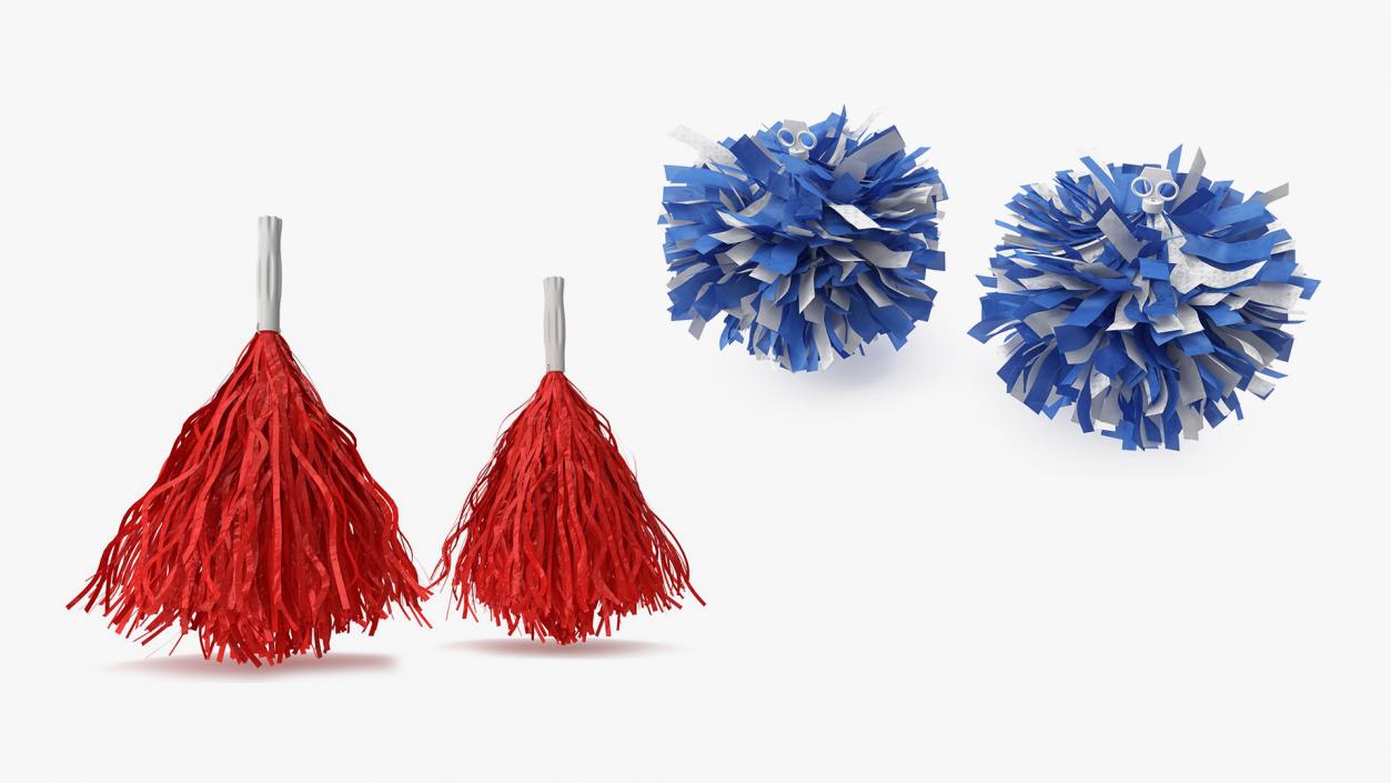 Pom Poms Collection 3D model