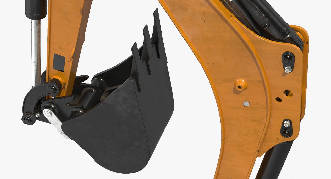 Excavator Boom and Arm Rigged 3D model