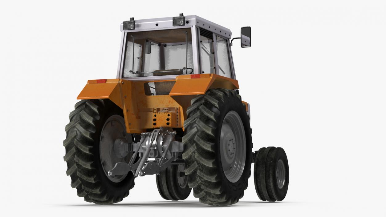 3D Massey Ferguson 698 Tractor Rigged for Cinema 4D model