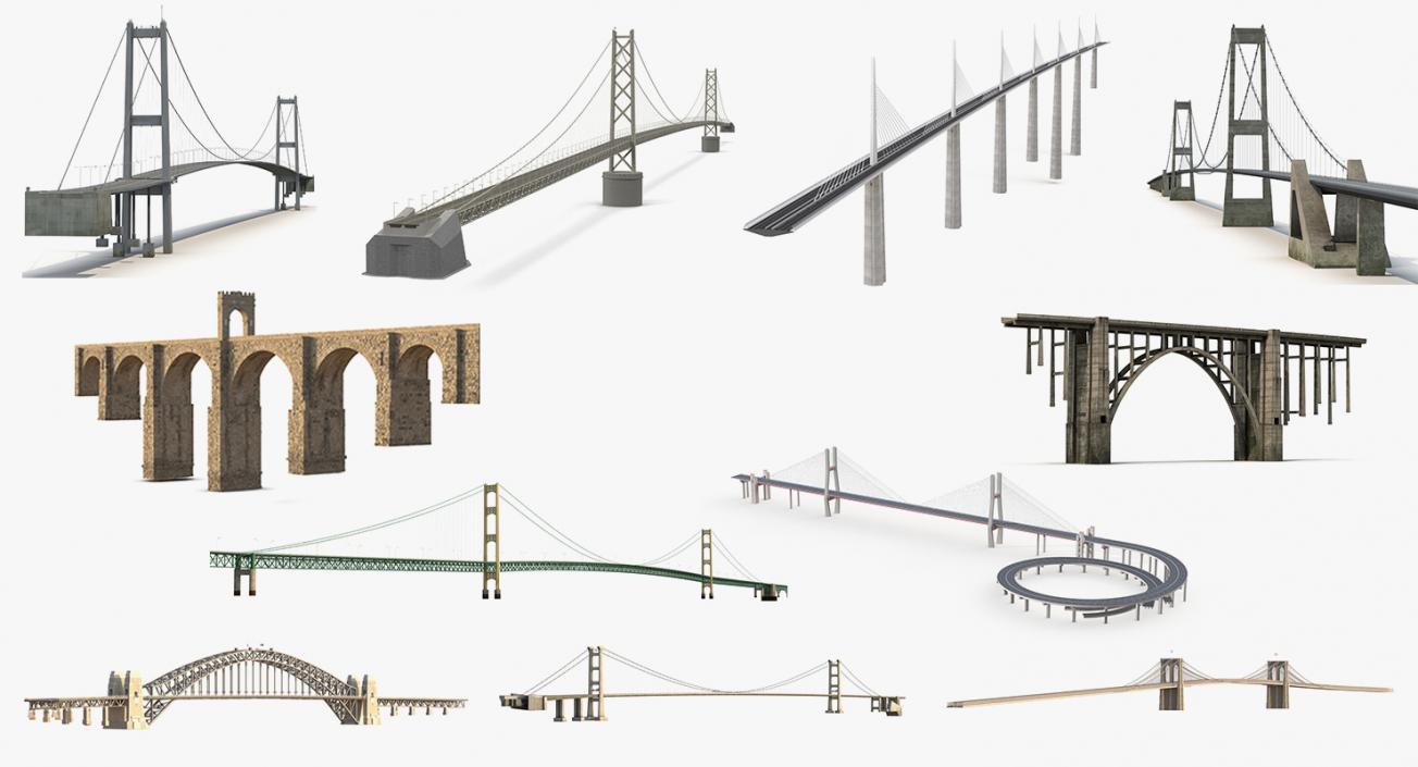 3D model Bridges Collection 5