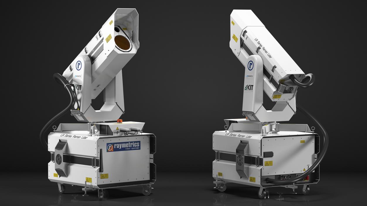 Raymetrics Airport Ceilometer LIDAR Rigged 3D