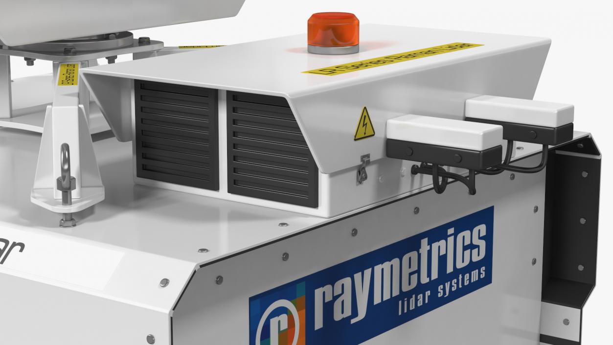 Raymetrics Airport Ceilometer LIDAR Rigged 3D