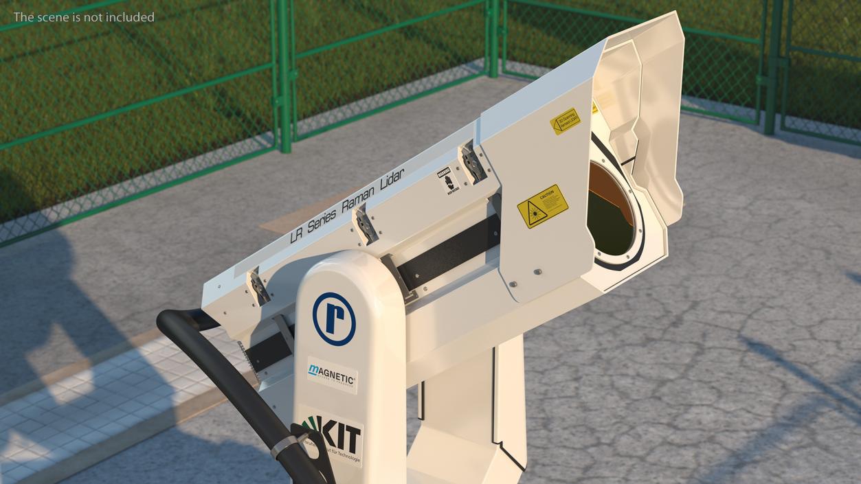 Raymetrics Airport Ceilometer LIDAR Rigged 3D