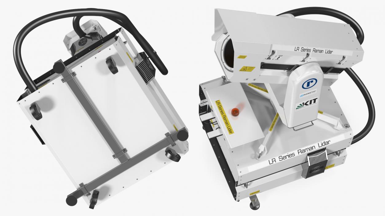 Raymetrics Airport Ceilometer LIDAR Rigged 3D