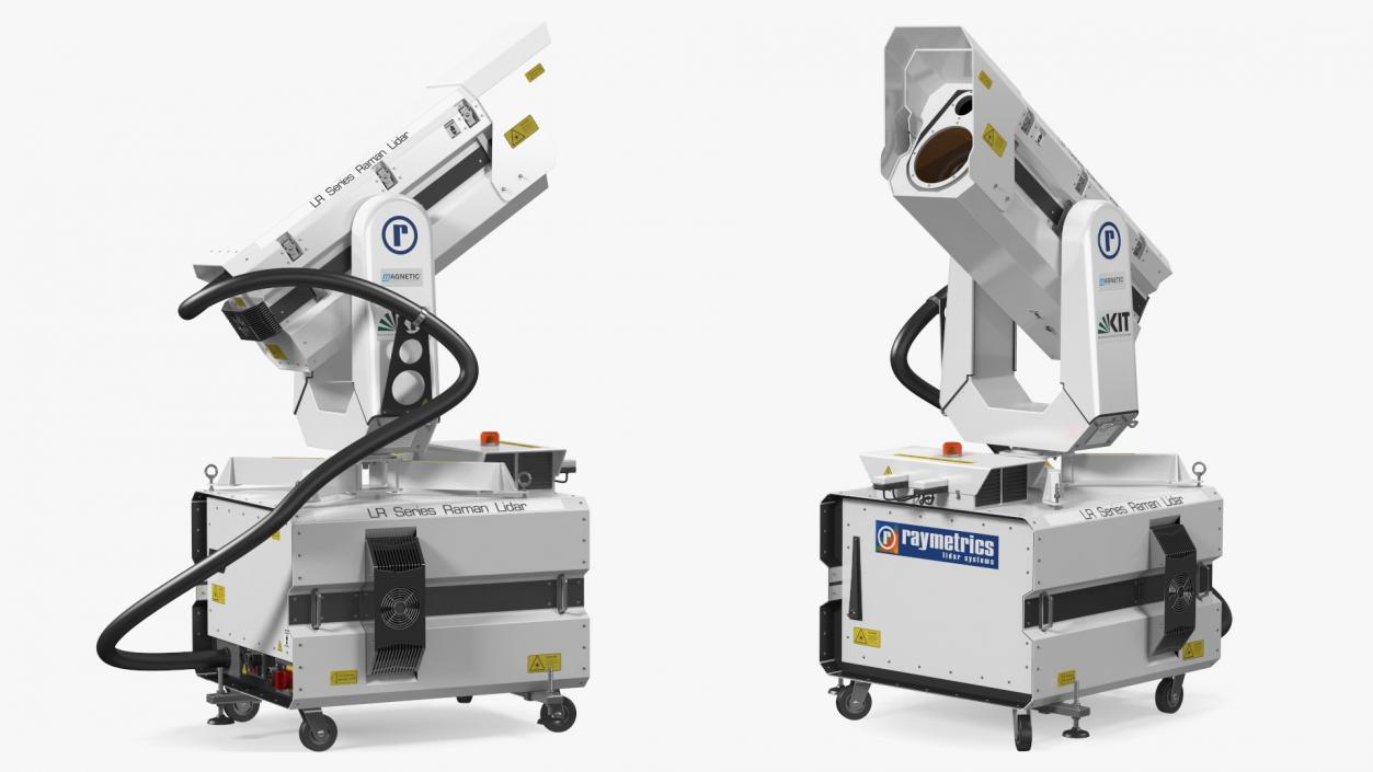 Raymetrics Airport Ceilometer LIDAR Rigged 3D