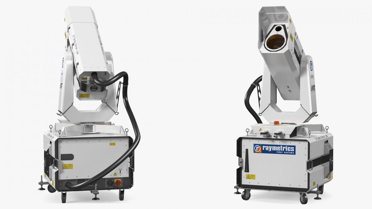 Raymetrics Airport Ceilometer LIDAR Rigged 3D