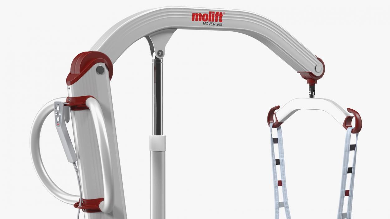 3D model Patient Lift Molift Mover 205 with FlexiStrap