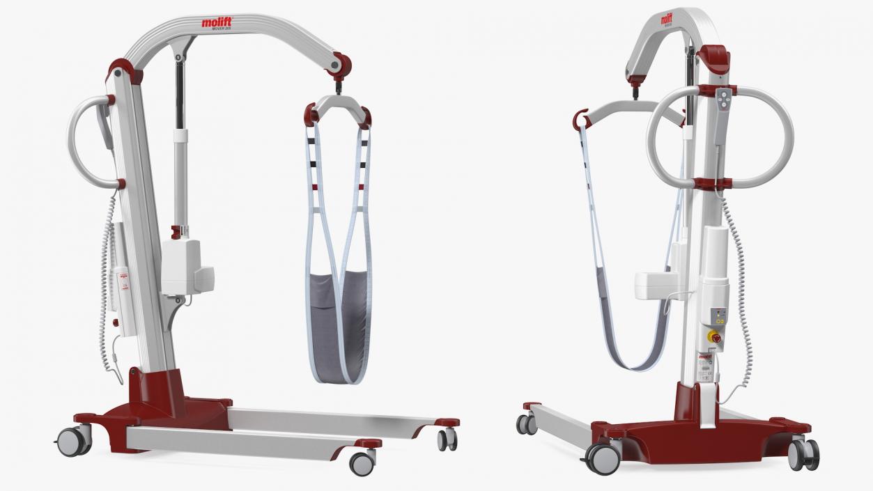 3D model Patient Lift Molift Mover 205 with FlexiStrap