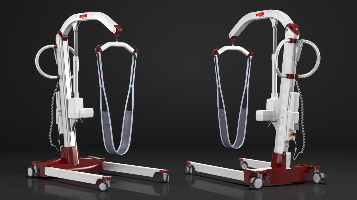 3D model Patient Lift Molift Mover 205 with FlexiStrap