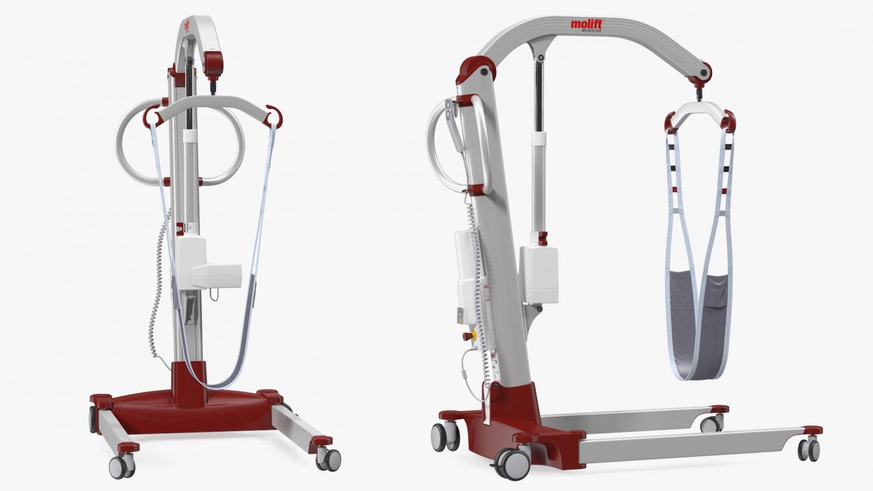 3D model Patient Lift Molift Mover 205 with FlexiStrap