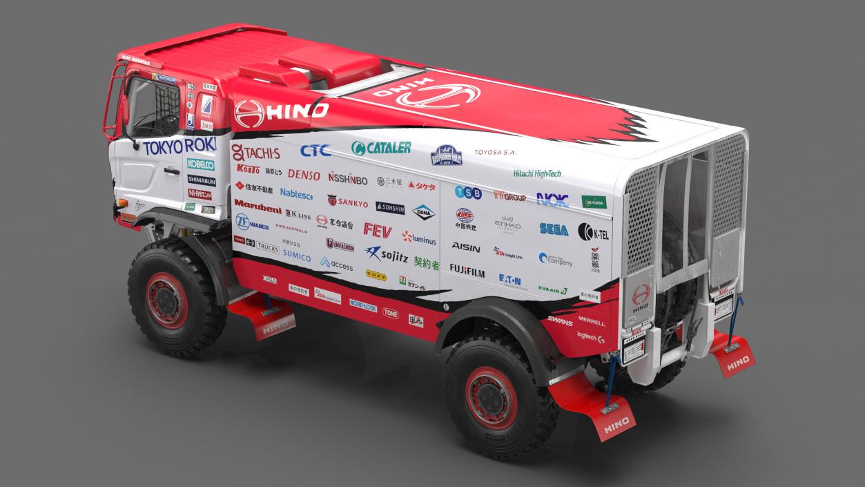 Hino Motors Dakar Rally Truck 3D model