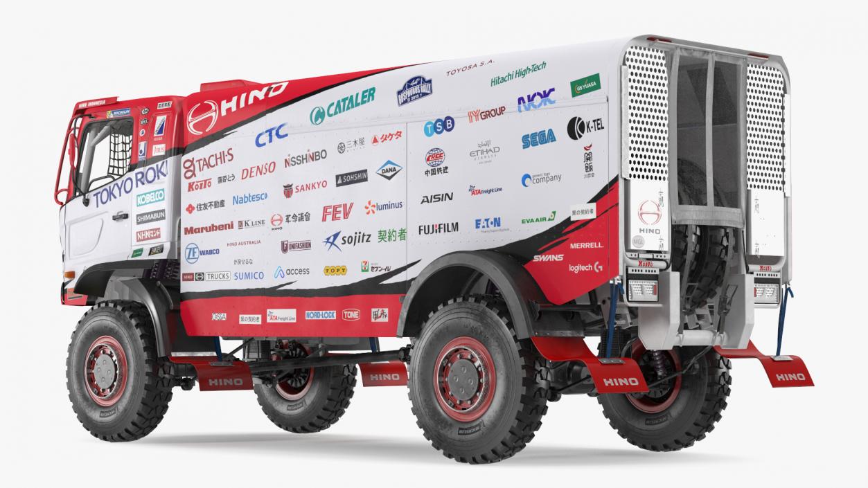 Hino Motors Dakar Rally Truck 3D model