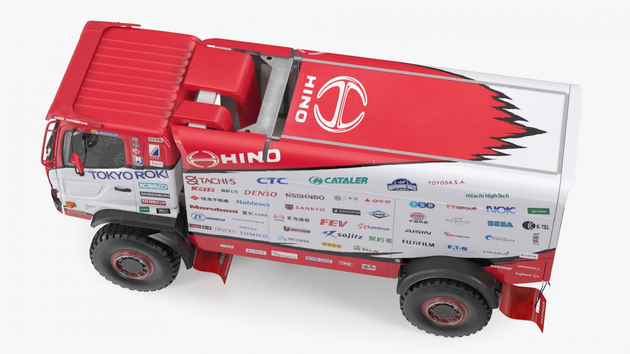 Hino Motors Dakar Rally Truck 3D model