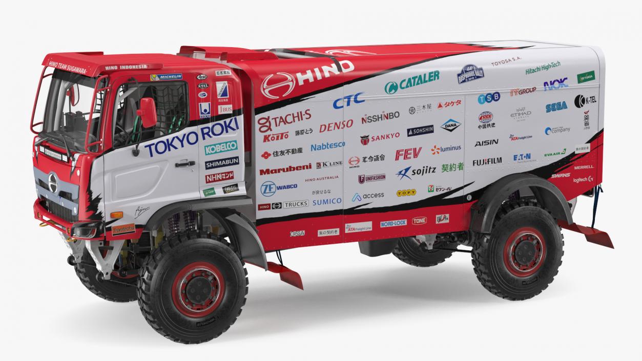 Hino Motors Dakar Rally Truck 3D model