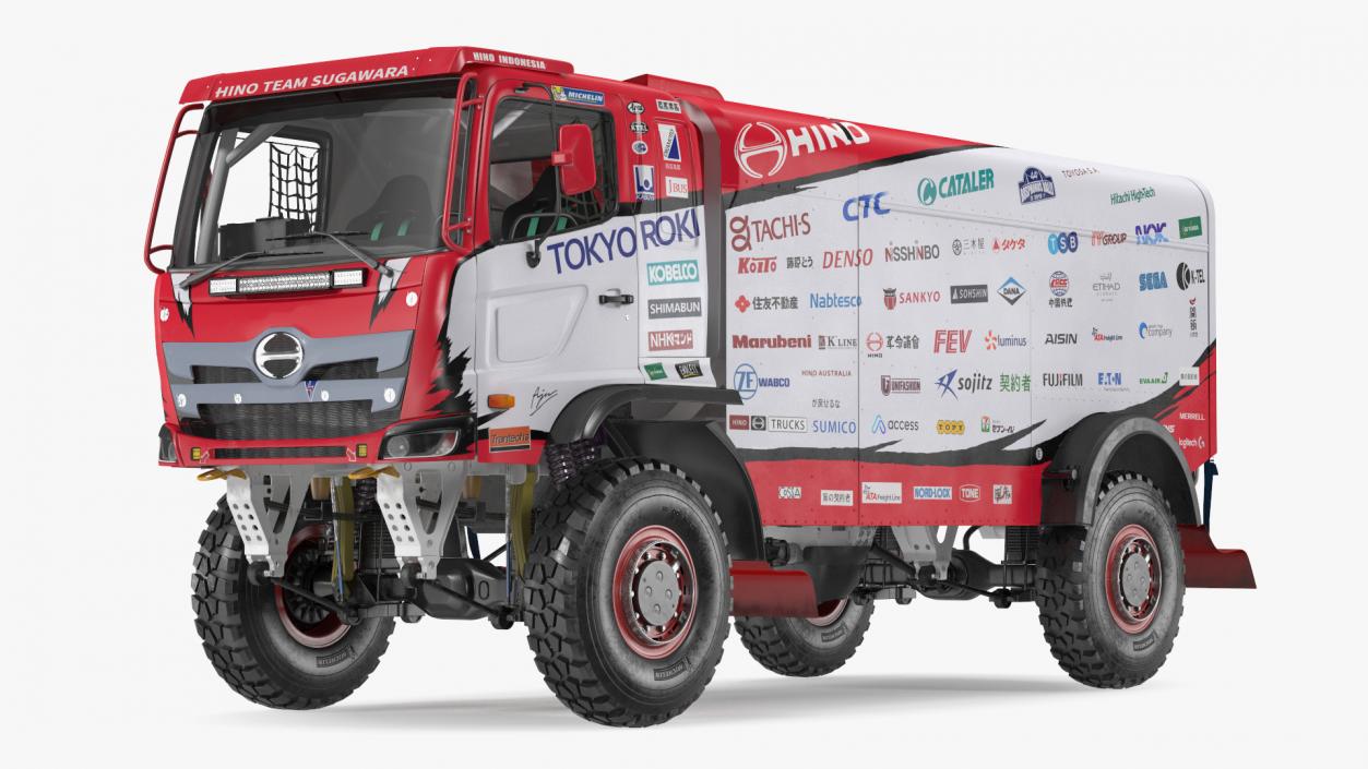 Hino Motors Dakar Rally Truck 3D model