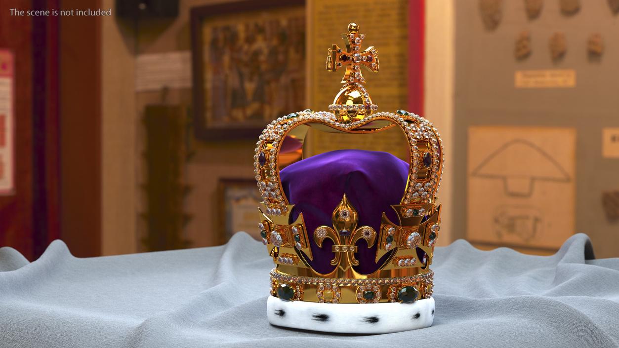 3D St Edwards Crown 2 model