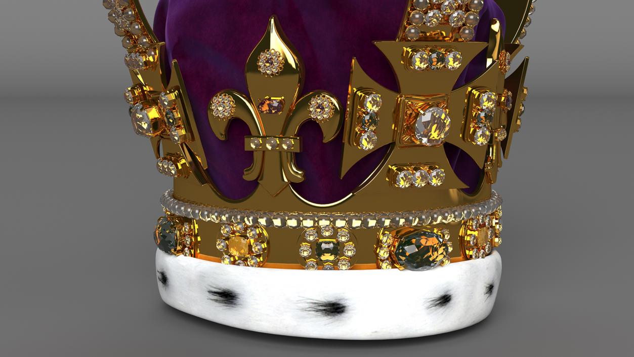 3D St Edwards Crown 2 model