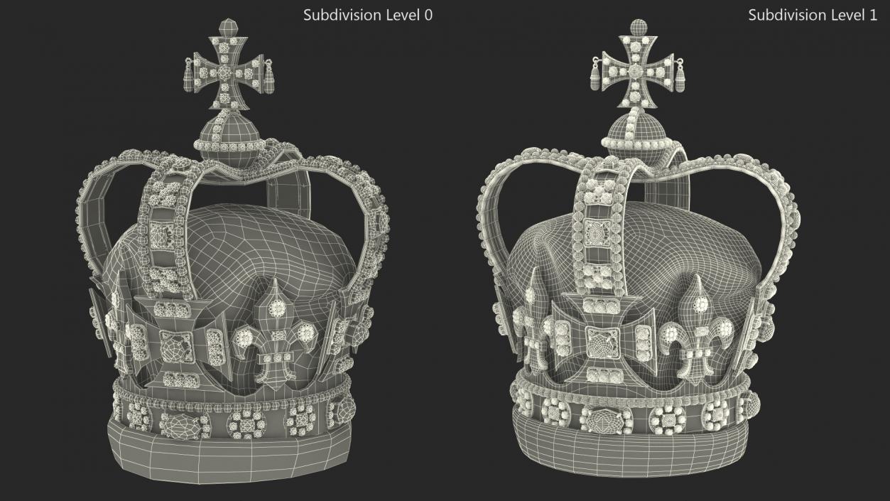 3D St Edwards Crown 2 model