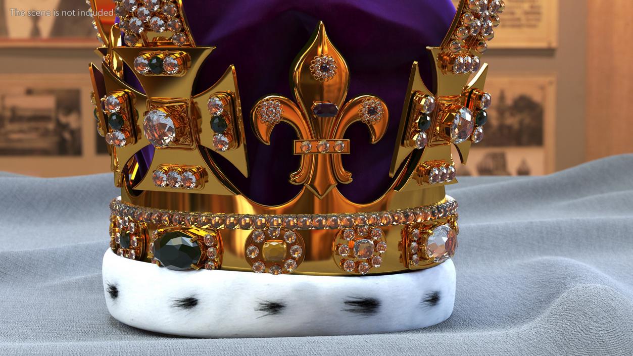 3D St Edwards Crown 2 model