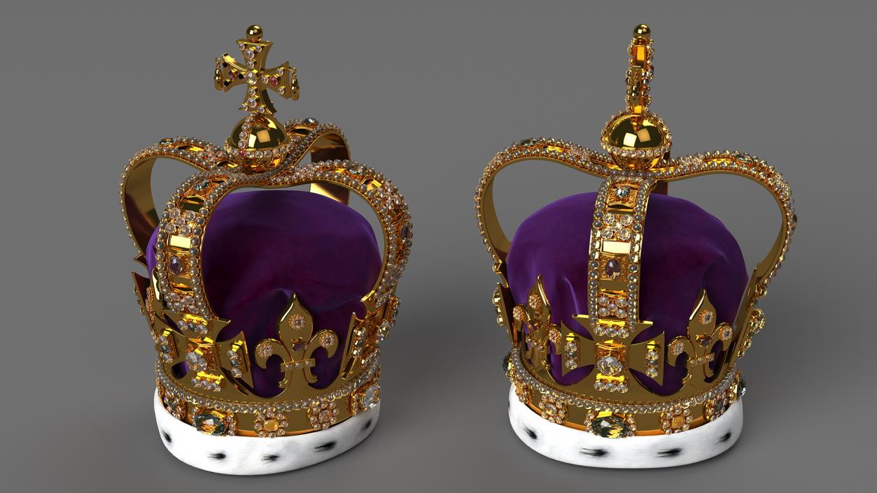 3D St Edwards Crown 2 model