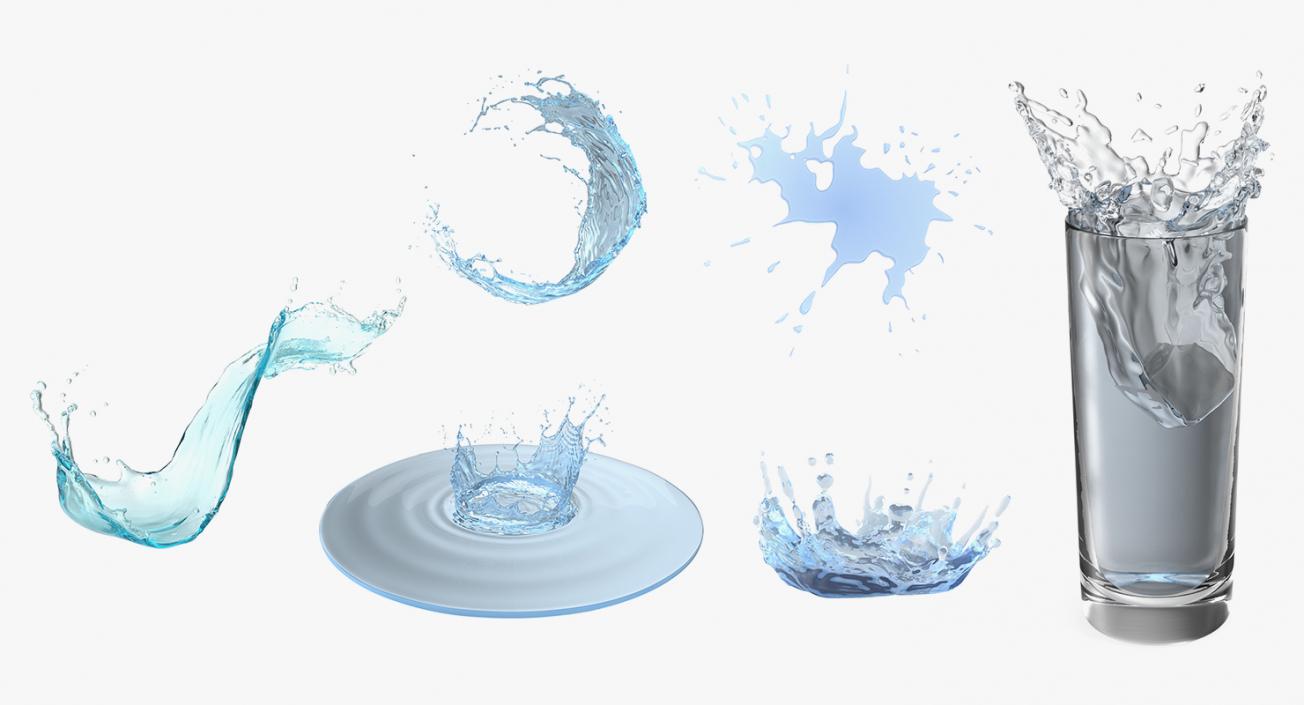 3D Water Collection 3 model