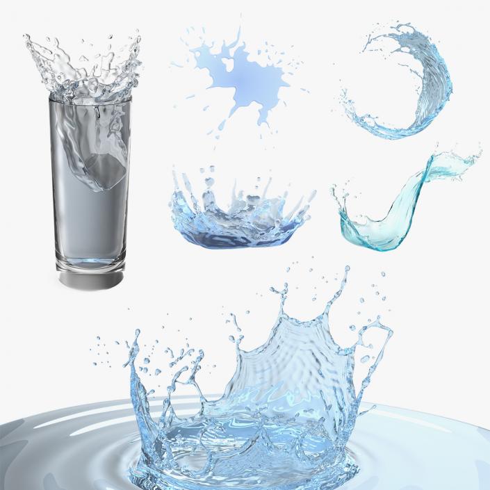 3D Water Collection 3 model