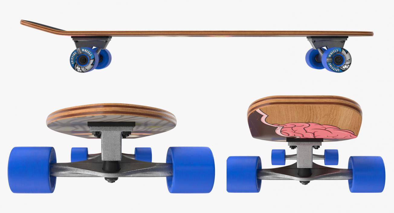 Longboard 3D model