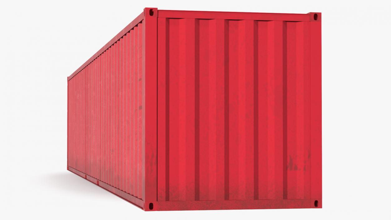 Standard Shipping Cargo Container 48 Ft 3D model