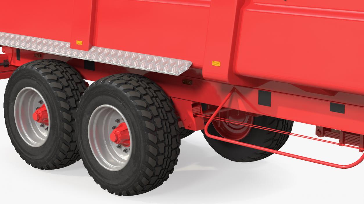 3D Agricultural Tipper Trailer Clean model