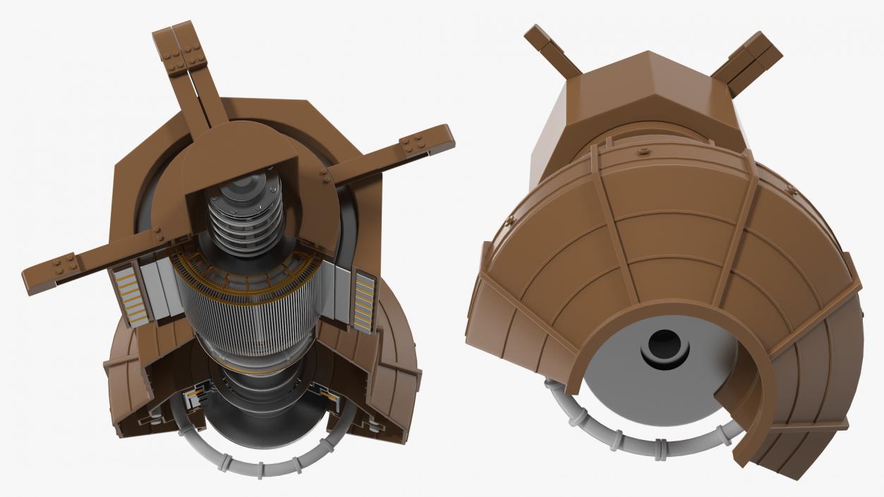 3D Pump Hydro Turbine model