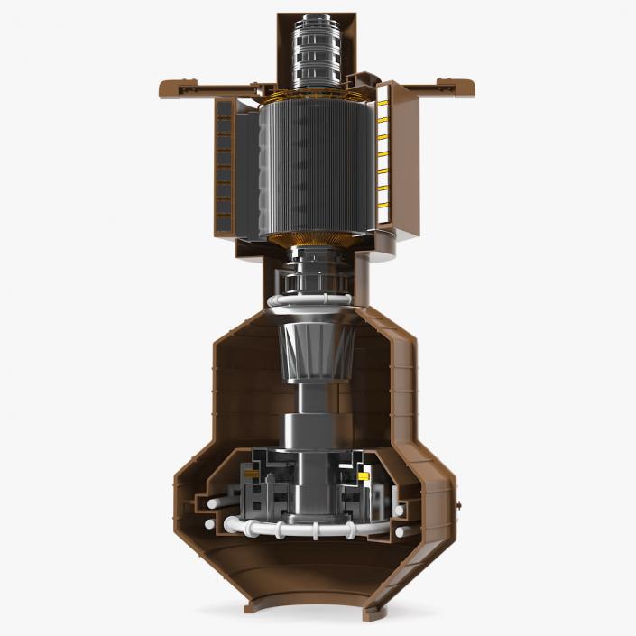 3D Pump Hydro Turbine model