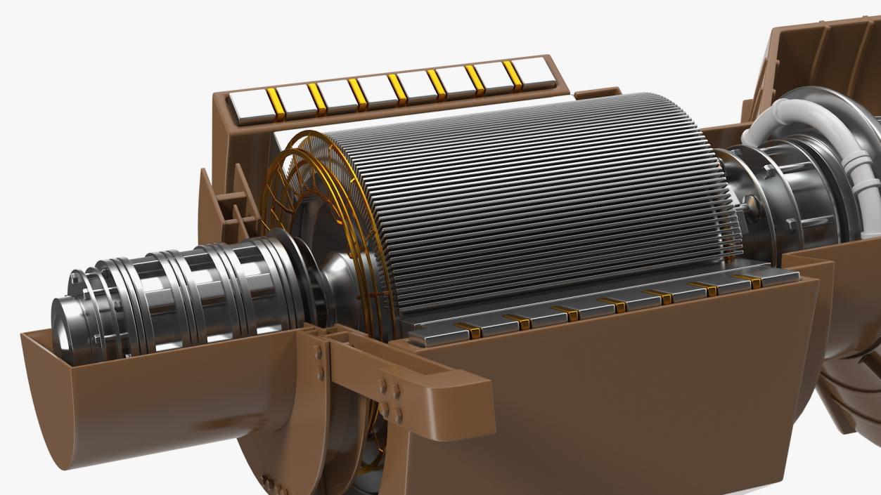 3D Pump Hydro Turbine model