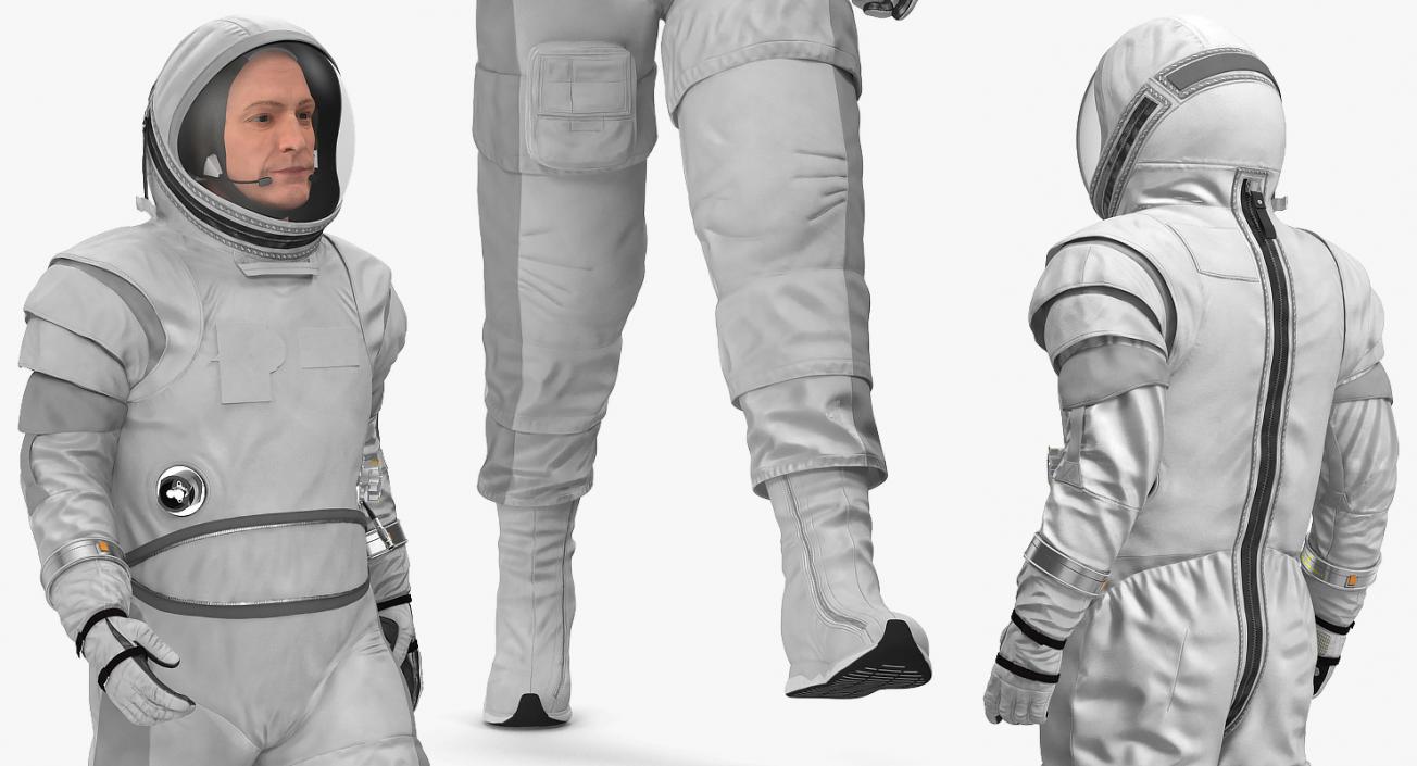 Astronaut Spacesuit Generic Rigged 3D model